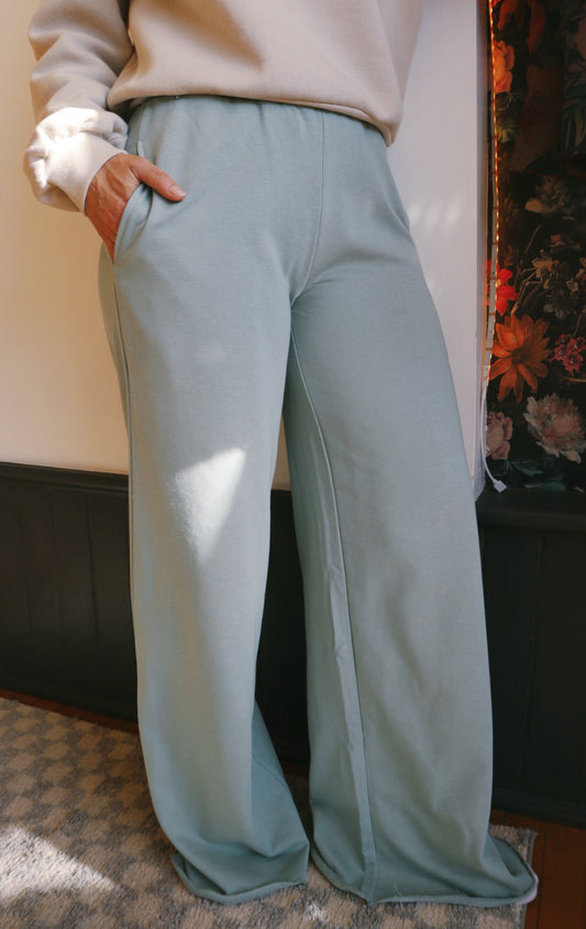 Wide Leg Cotton Sweatpant