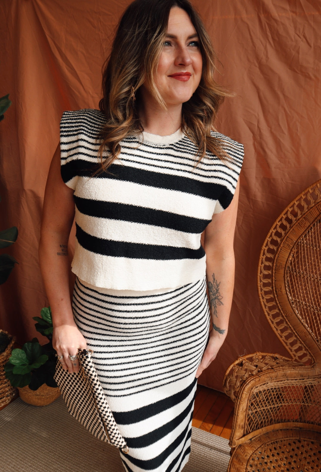 Striped Sleeveless Top