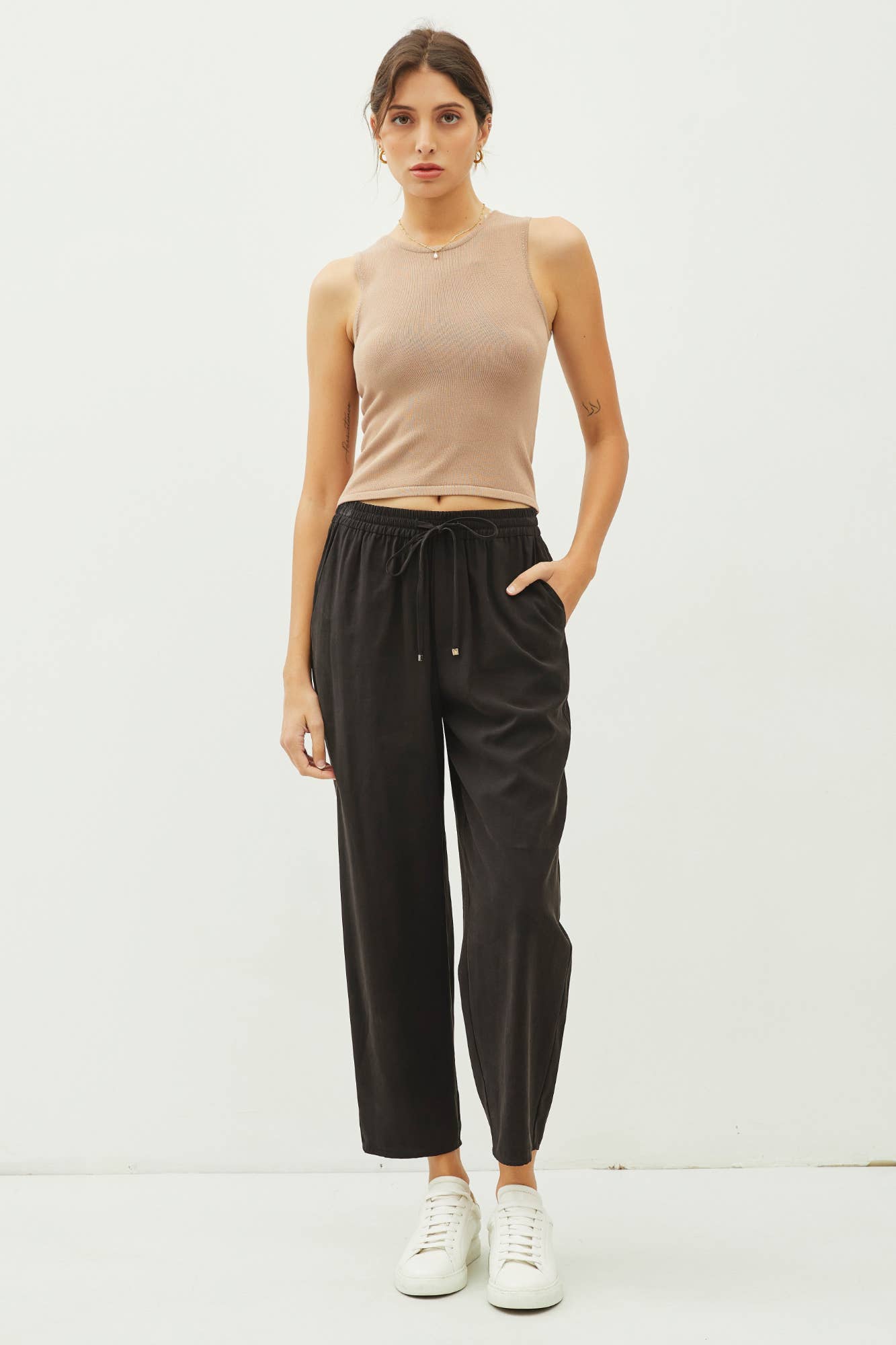 High Rise Drawstring Pant