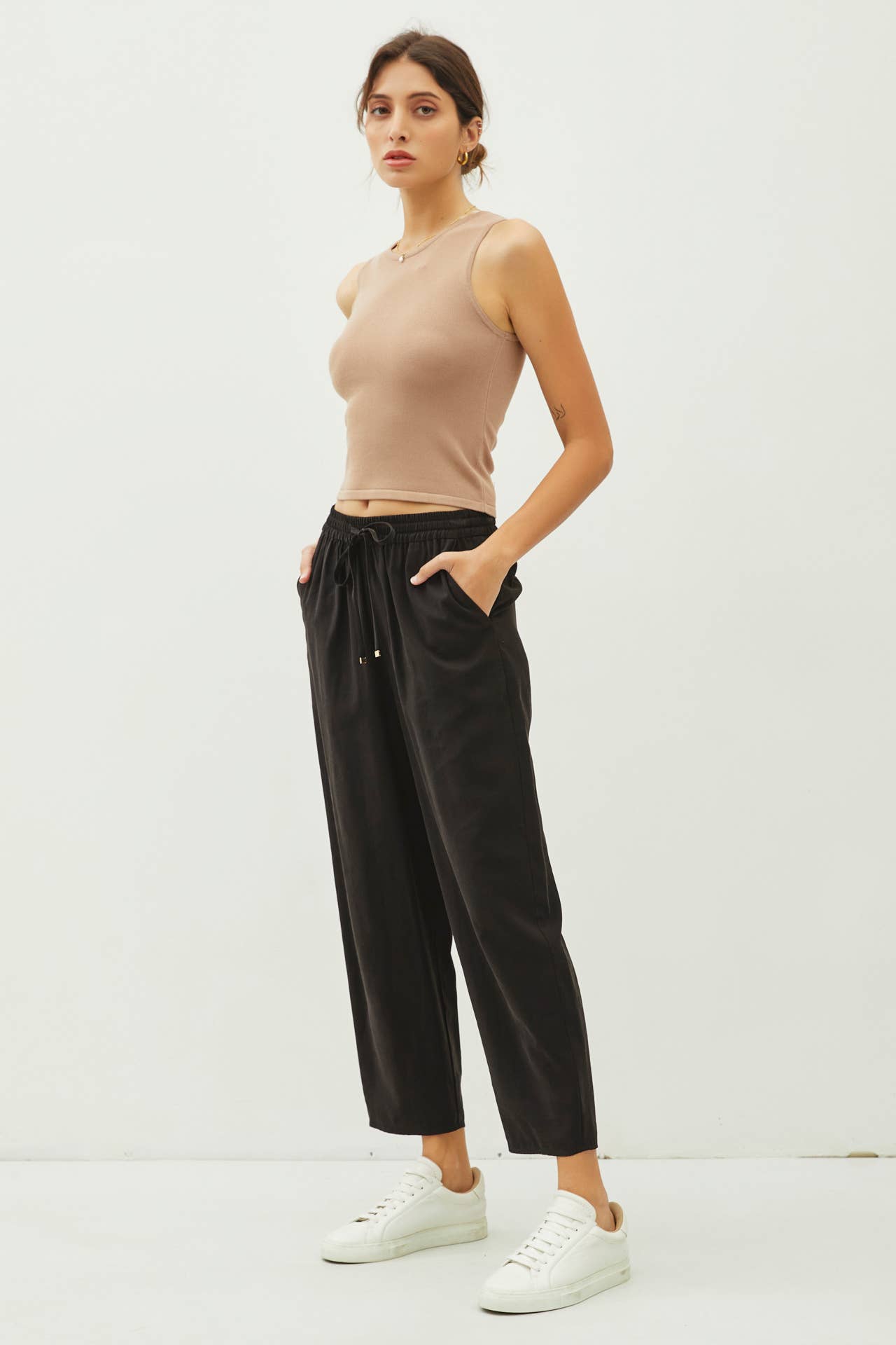 High Rise Drawstring Pant