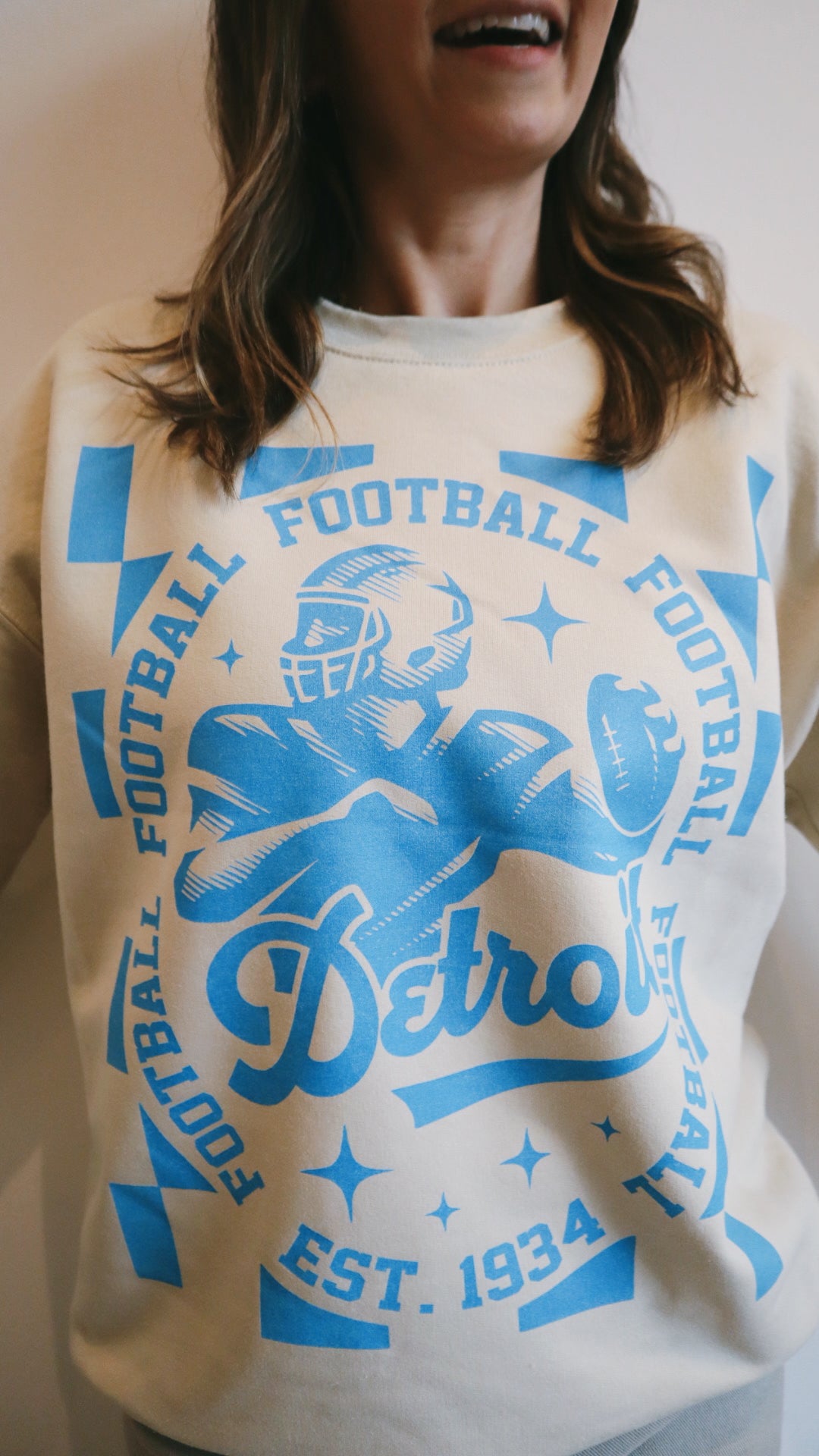 Detroit Checkered Sweatshirt