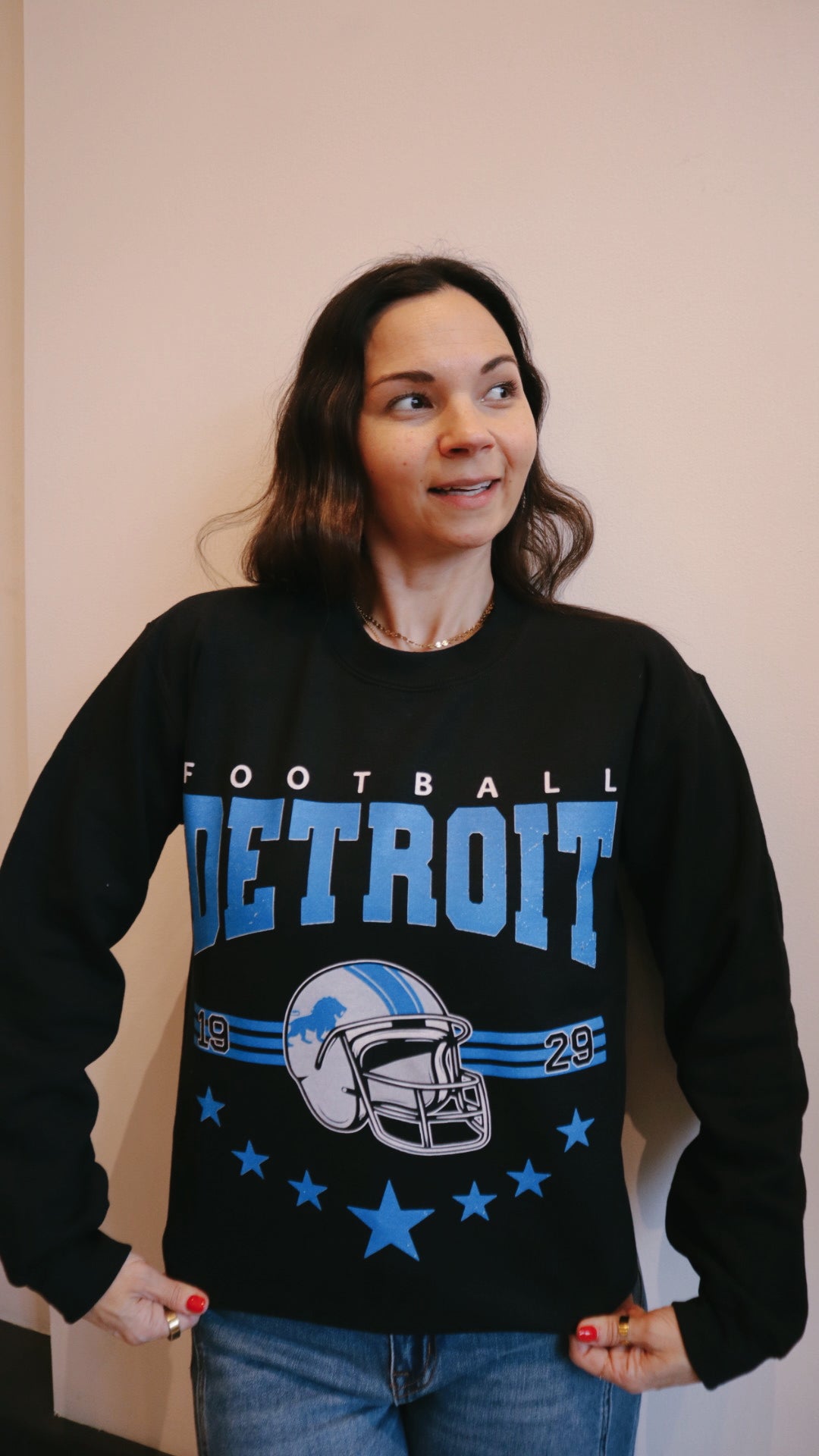 Detroit Lions Stars Sweatshirt