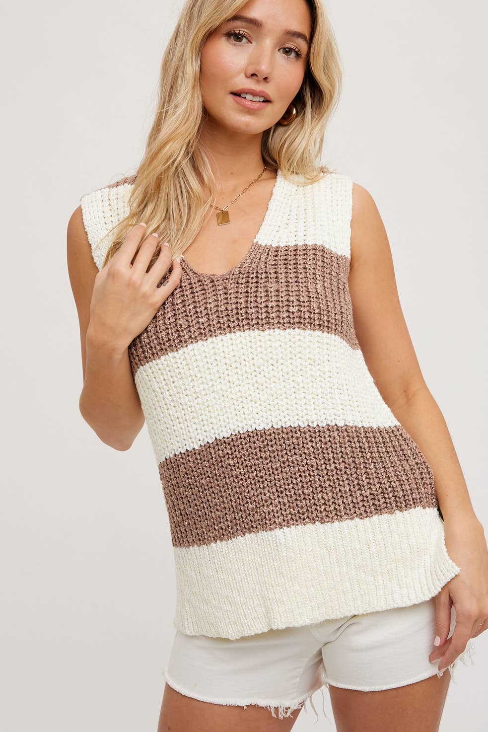 Chunky Knit Sweater Tank