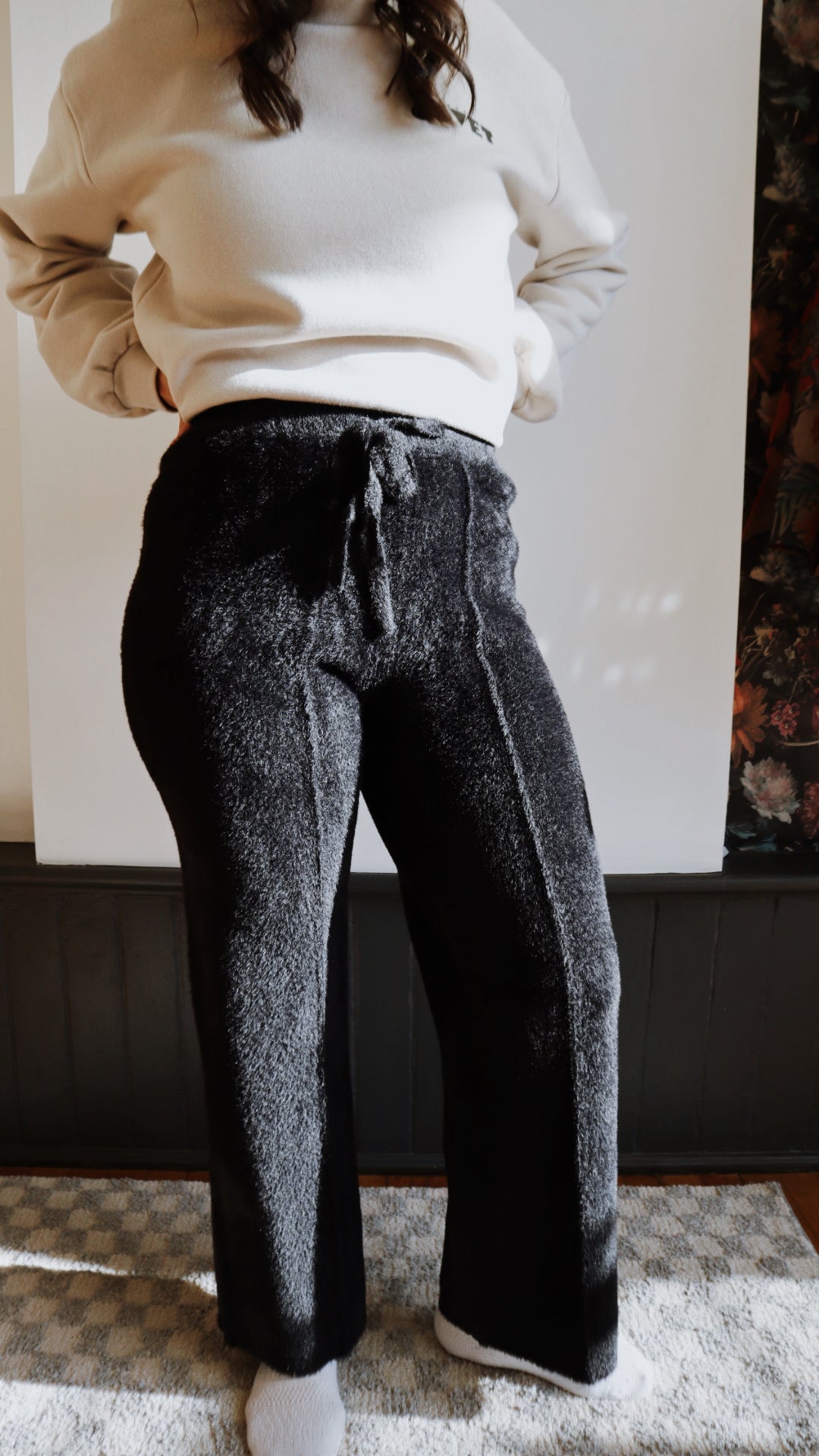 Fuzzy Knit Pant