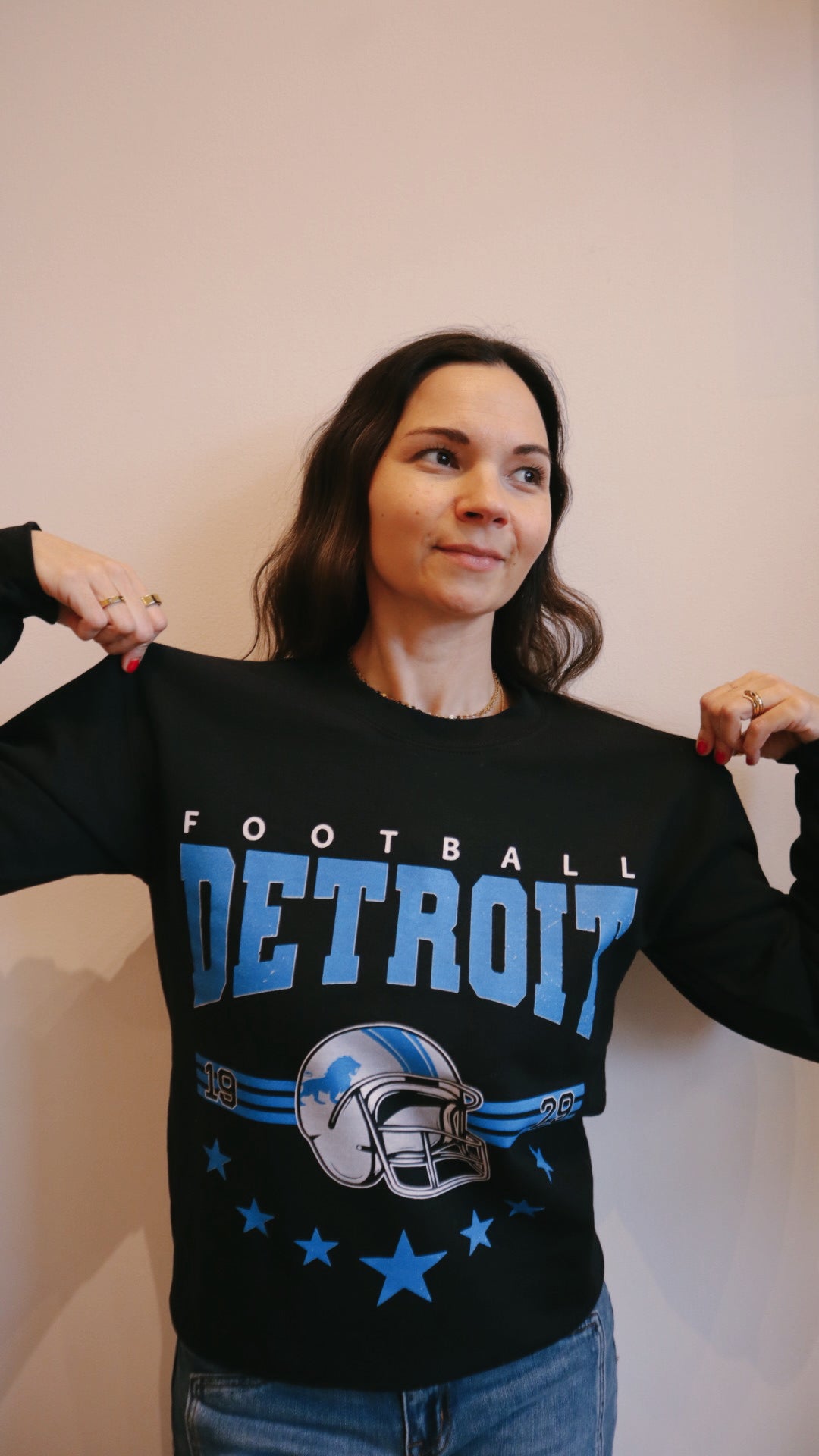 Detroit Lions Stars Sweatshirt