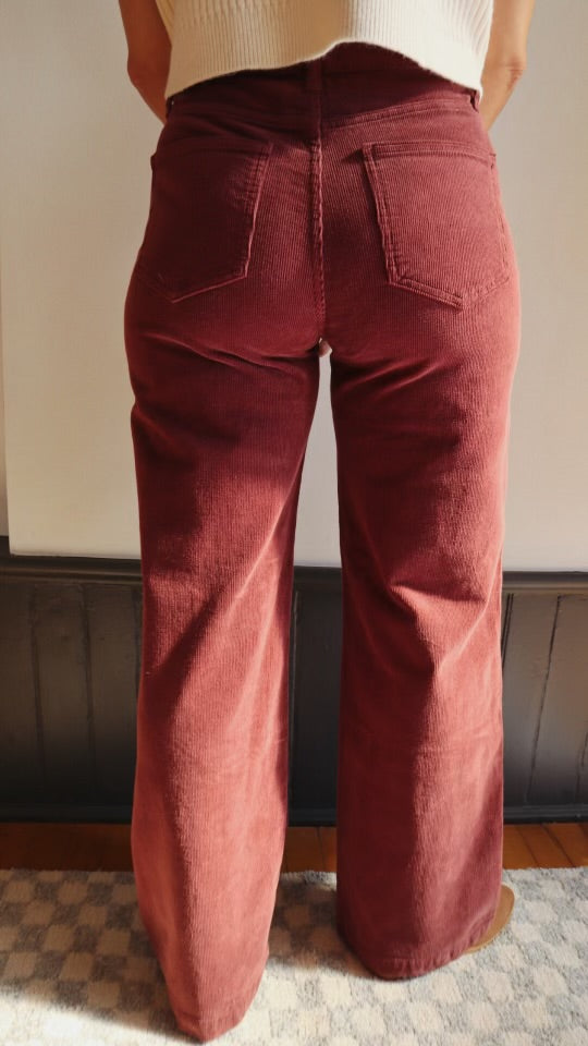 Wide Leg Corduroy Pant