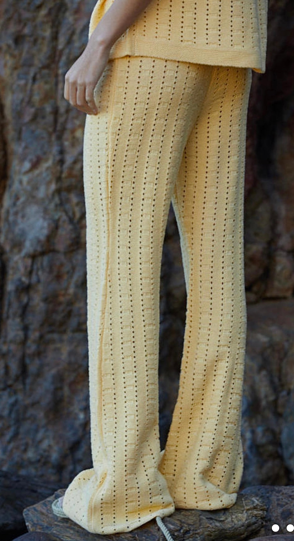 Flare Knit Pull-On Pant