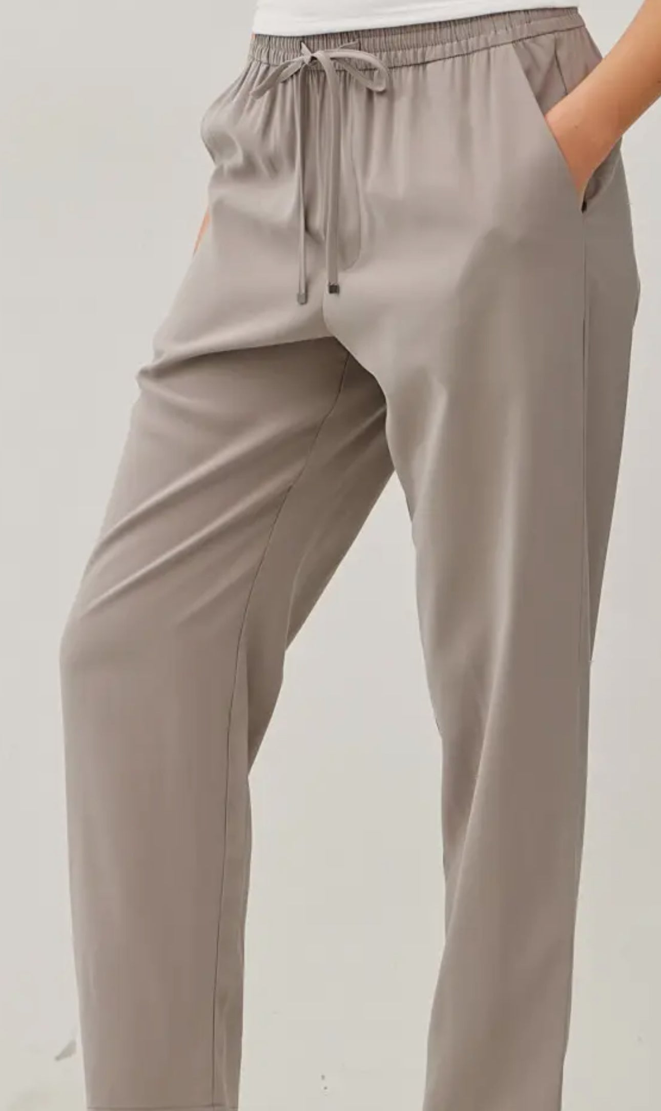 High Rise Drawstring Pant