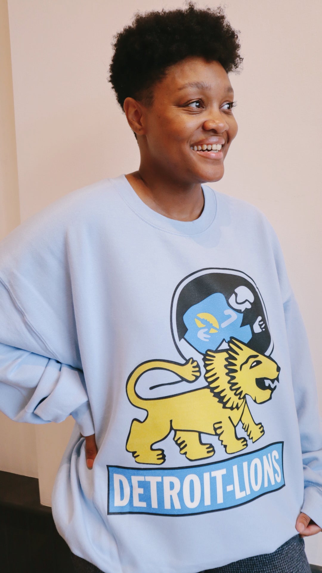 Detroit Lions Vintage Logo Sweatshirt