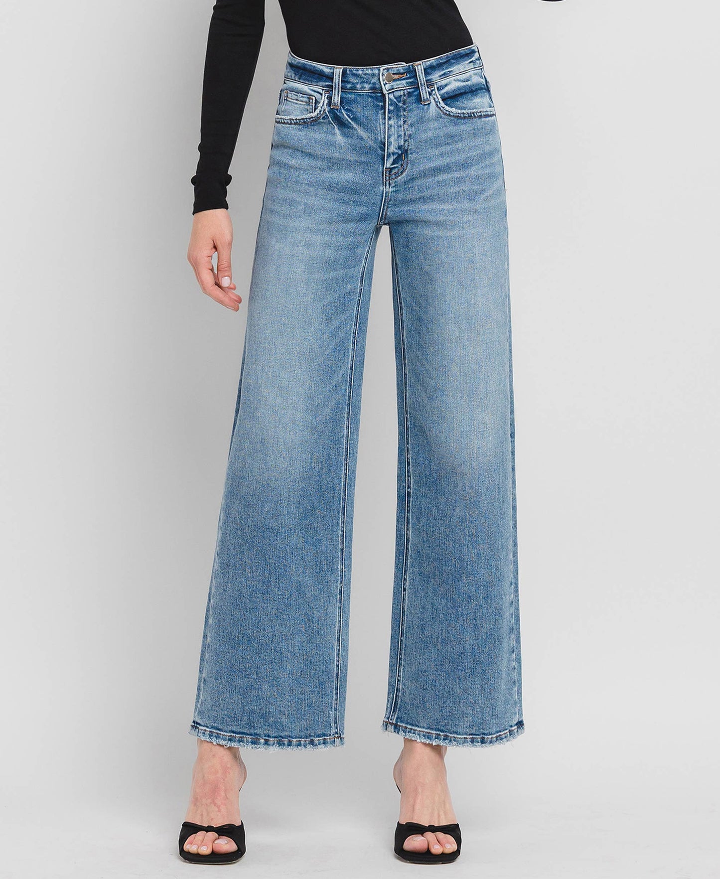 Wide Leg Loose Fit Denim