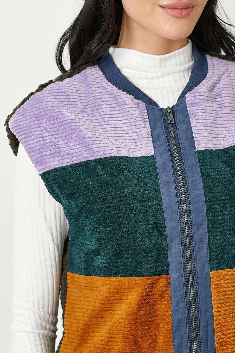 Color sales block vest